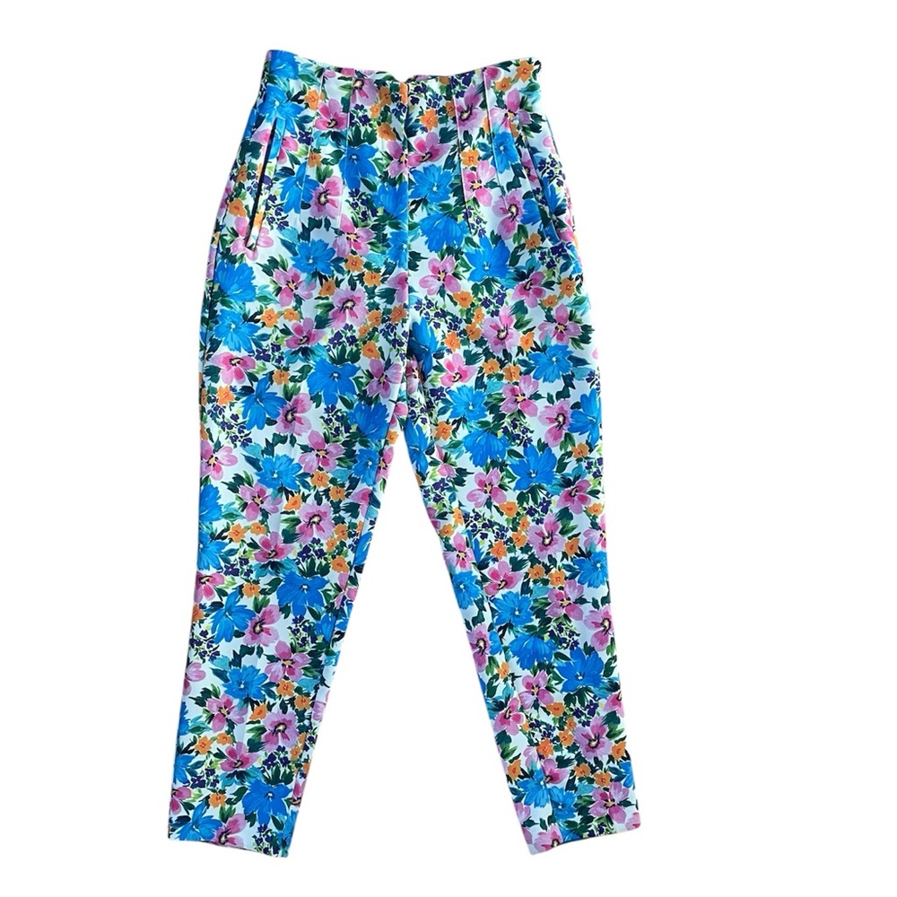 Zara Multicolor Floral Trousers/ pants small